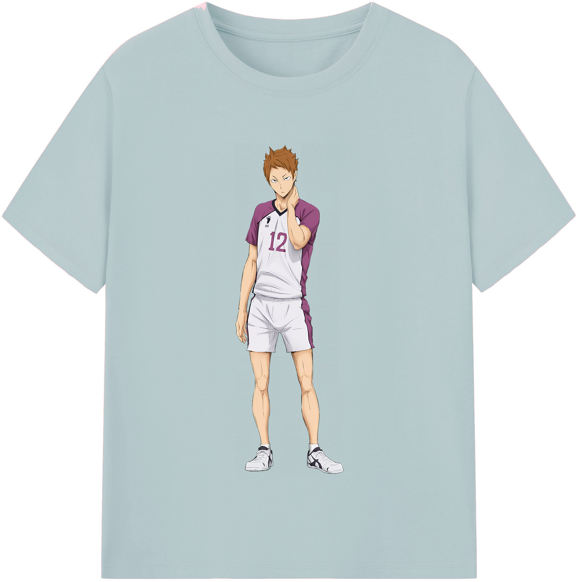 （画像用） ハイキュー!! Haikyu!! 綿100％半袖Tシャツ（フロントプリント）